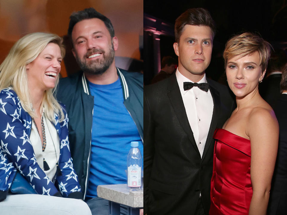 <p>Between <i>SNL</i> producer Lindsay Shookus, writer and segment director Dave McCary, and writer and <em>Weekend Update</em> star Colin Jost, the show has turned into a breeding ground for celebrity-worthy significant others. Shookus and Ben Affleck <a rel="nofollow" href="https://www.yahoo.com/entertainment/ben-affleck-quietly-entered-dating-181700697.html" data-ylk="slk:made their romance public;elm:context_link;itc:0;sec:content-canvas;outcm:mb_qualified_link;_E:mb_qualified_link;ct:story;" class="link  yahoo-link">made their romance public</a> in July, when the two vacationed together in London while Affleck did reshoots for the <i>Justice League</i>. Jost took <a rel="nofollow" href="https://www.yahoo.com/lifestyle/scarlett-johansson-colin-jost-first-045903874.html" data-ylk="slk:his romance with Scarlett Johansson;elm:context_link;itc:0;sec:content-canvas;outcm:mb_qualified_link;_E:mb_qualified_link;ct:story;" class="link  yahoo-link">his romance with Scarlett Johansson</a> public at the end of November. And in October, reports surfaced that Emma Stone was <a rel="nofollow" href="https://www.yahoo.com/entertainment/emma-stone-dating-apos-saturday-194622819.html" data-ylk="slk:dating McCary;elm:context_link;itc:0;sec:content-canvas;outcm:mb_qualified_link;_E:mb_qualified_link;ct:story;" class="link  yahoo-link">dating McCary</a> after meeting him while hosting the show. (Photos: Getty Images) </p>