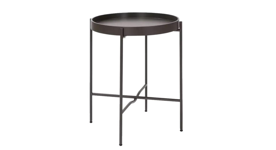 Metal Circular Bedside Table