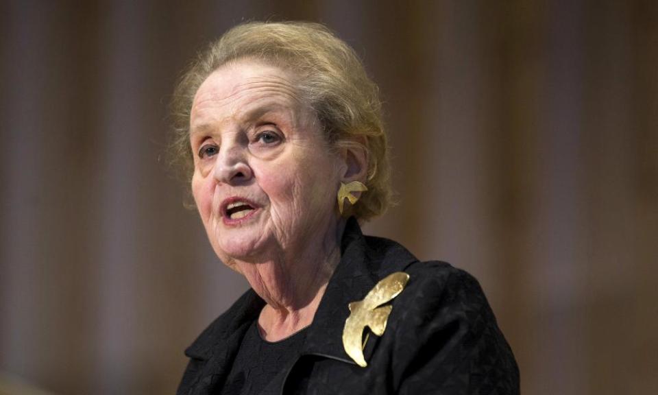 Former US secretary of state Madeleine Albright