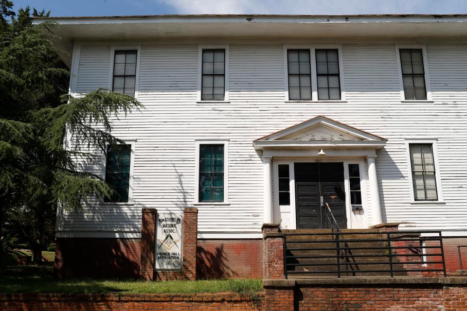 FILE - The historic Reese Street School in Athens, Ga., on Wednesday, Sept. 16, 2020. The school for Black students opened 100 years ago in 1914.