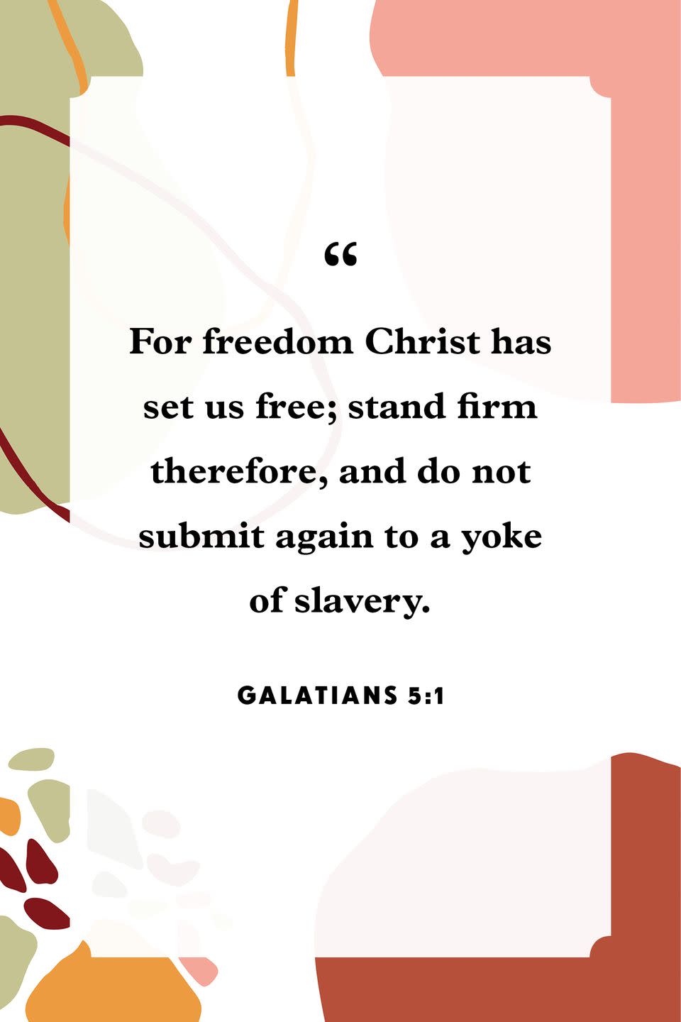21) Galatians 5:1