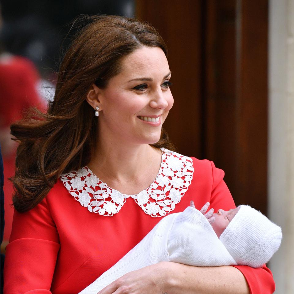 Kate Middleton's longtime London hairstylist was reportedly seen leaving St. Mary's Hospital hours before the royal couple waved with their newborn son.