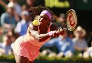 Tennis - French Open - Roland Garros, Paris, France - 4/6/15 Women's Singles - USA's Serena Williams in action during the semi final Action Images via Reuters / Jason Cairnduff Livepic