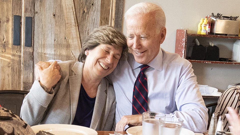 Randi Weingarten and Joe Biden 