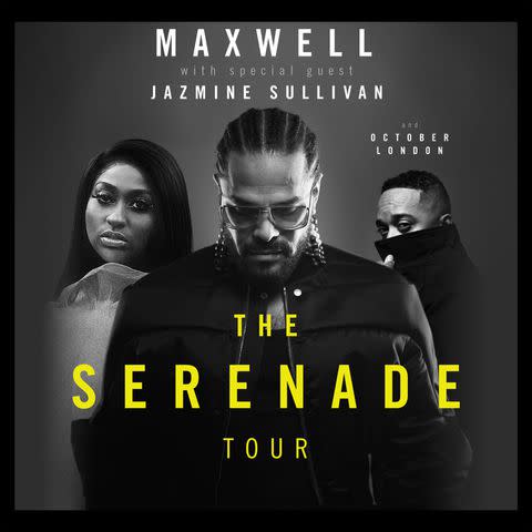 Maxwell Announces the Serenade Tour with Special Guest Jazmine Sullivan