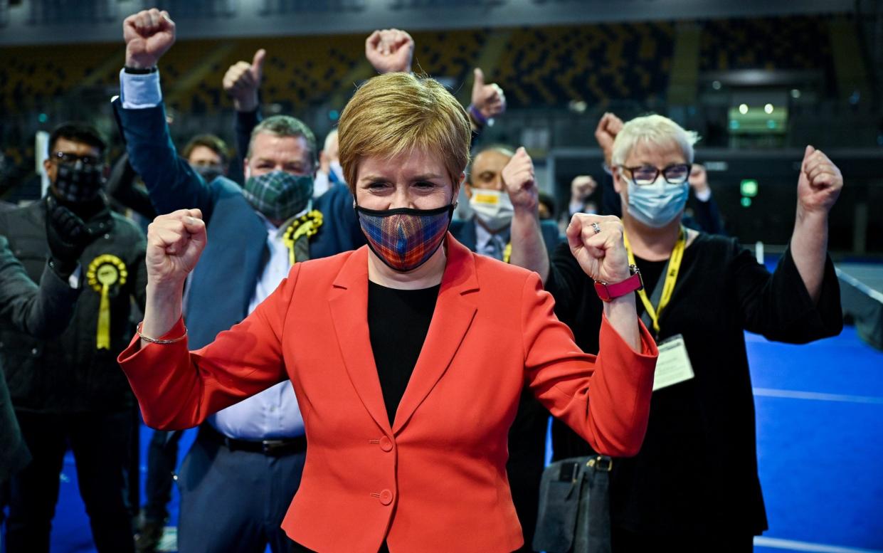 The SNP bombarded its supporters with texts and emails addressed from Nicola Sturgeon on election day - Jeff J Mitchell/Getty Images Europe