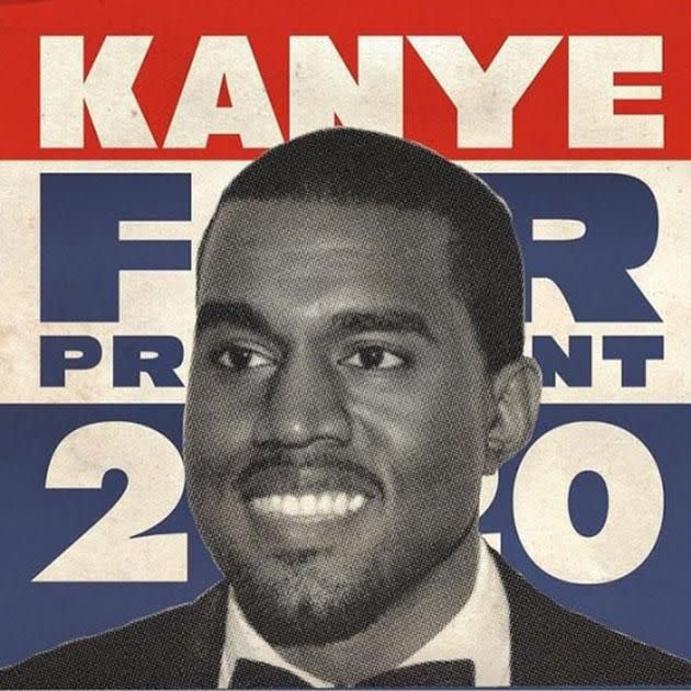 Kanye for Pres! Source: Instagram