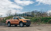 <p>With the same 270-hp turbocharged four-cylinder engine as the rest of the Ranger lineup, yet with less equipment to weigh it down, the XL trim is quick.</p>