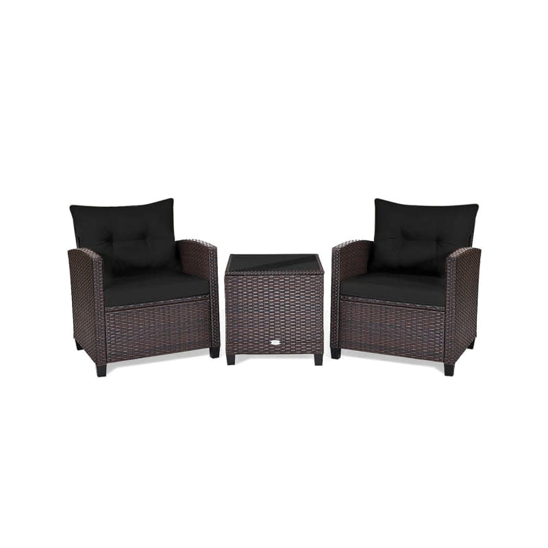 Chunn 2-Person Outdoor Seating Group with Cushions