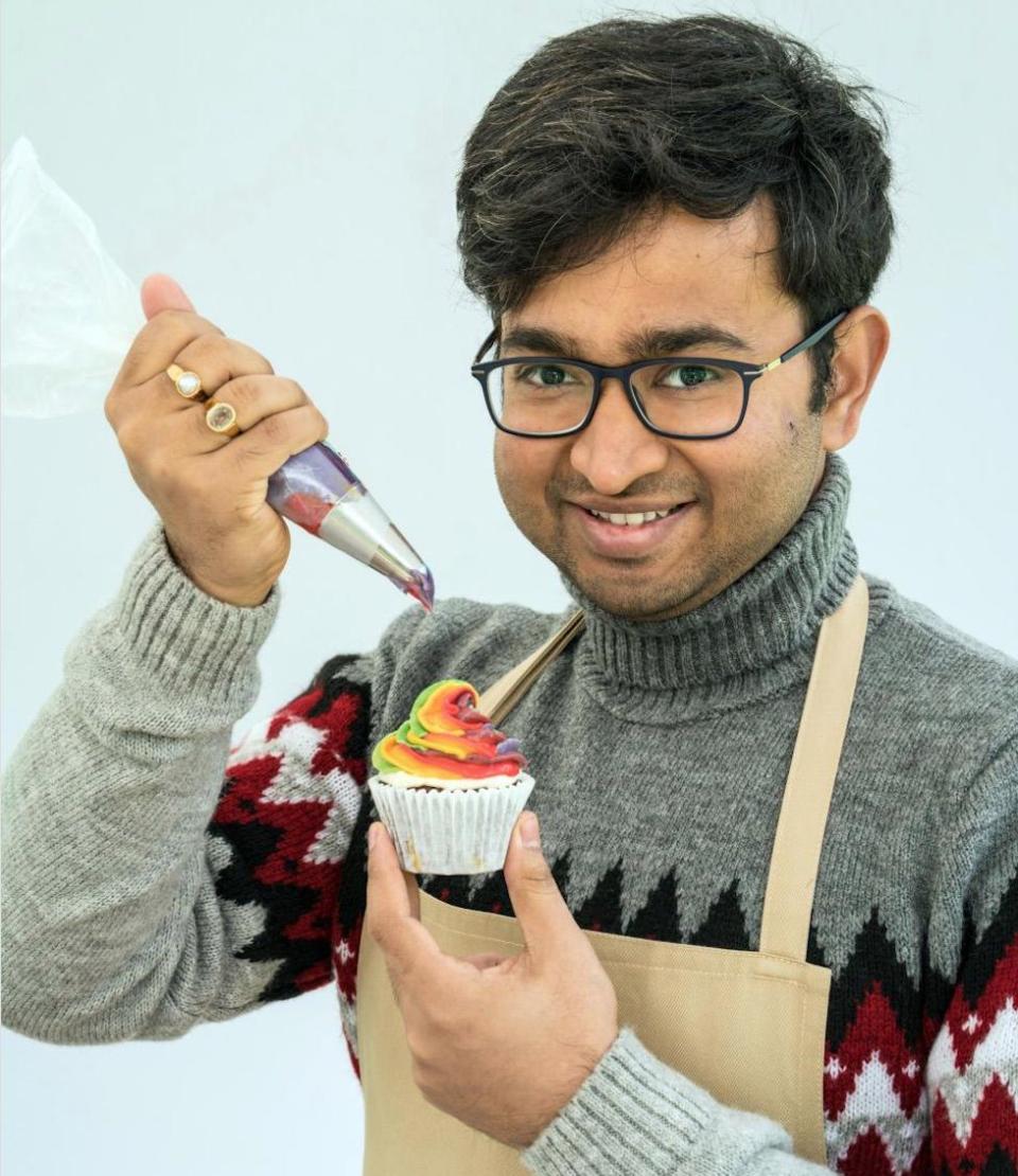 <p><strong>Age:</strong> 30</p><p><strong>Occupation:</strong> Research scientist</p><p><strong>Why Bake Off?</strong> Rahul moved to the UK on a university scholarship at age 23 and now lives in Rotherham. Once in the UK, he discovered new flavours and cuisines that have inspired his East-meets-West style of baking.</p>