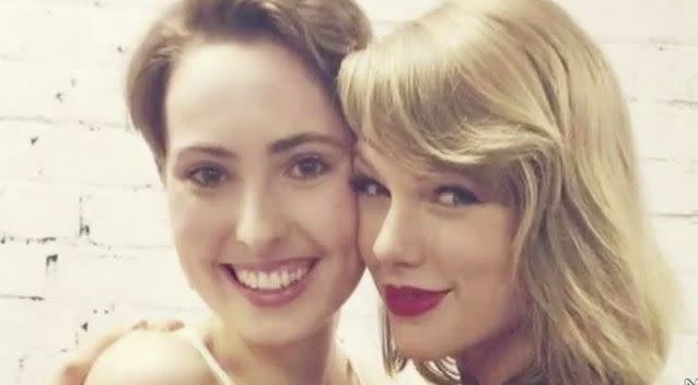 The day that Chelsea met Taylor Swift. Source: 7 News.