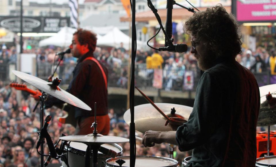 Dawes on the main stage for the 2015 Gentlemen of the Road festival along the Seaside Heights Boardwalk