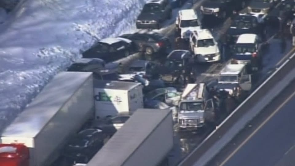 Major pileup on Pennsylvania Turnpike