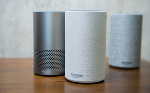 Lancashire police is using the Amazon Alexa app to stream daily briefings to people’s homes - Credit:  Daniel Berman/Bloomberg