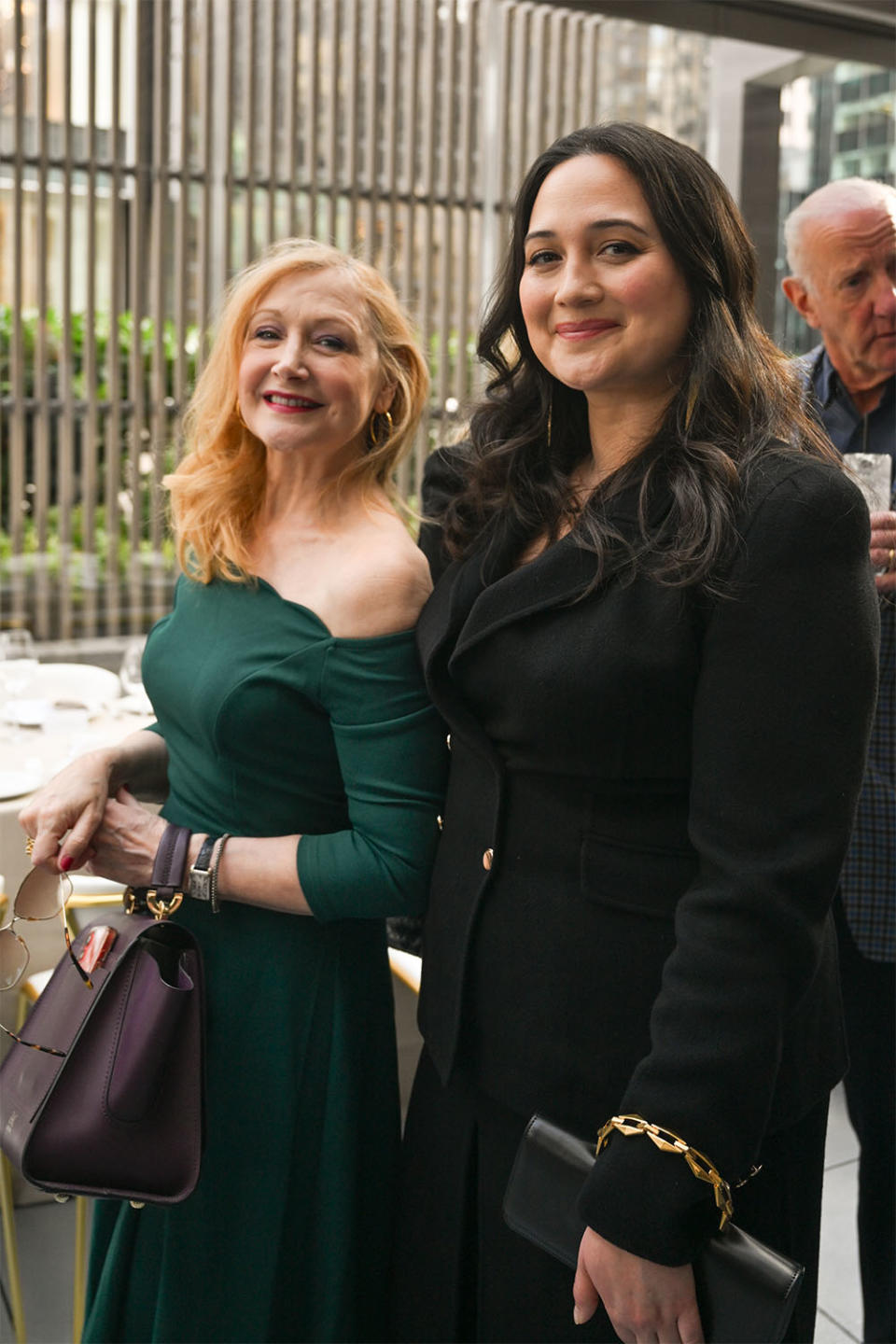 Patricia Clarkson and Lily Gladstone at luncheon celebrating Killers of the Flower Moon.