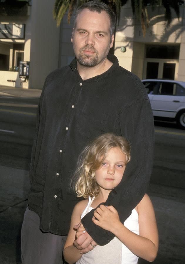 Vincent and a young Leila. Source: Getty