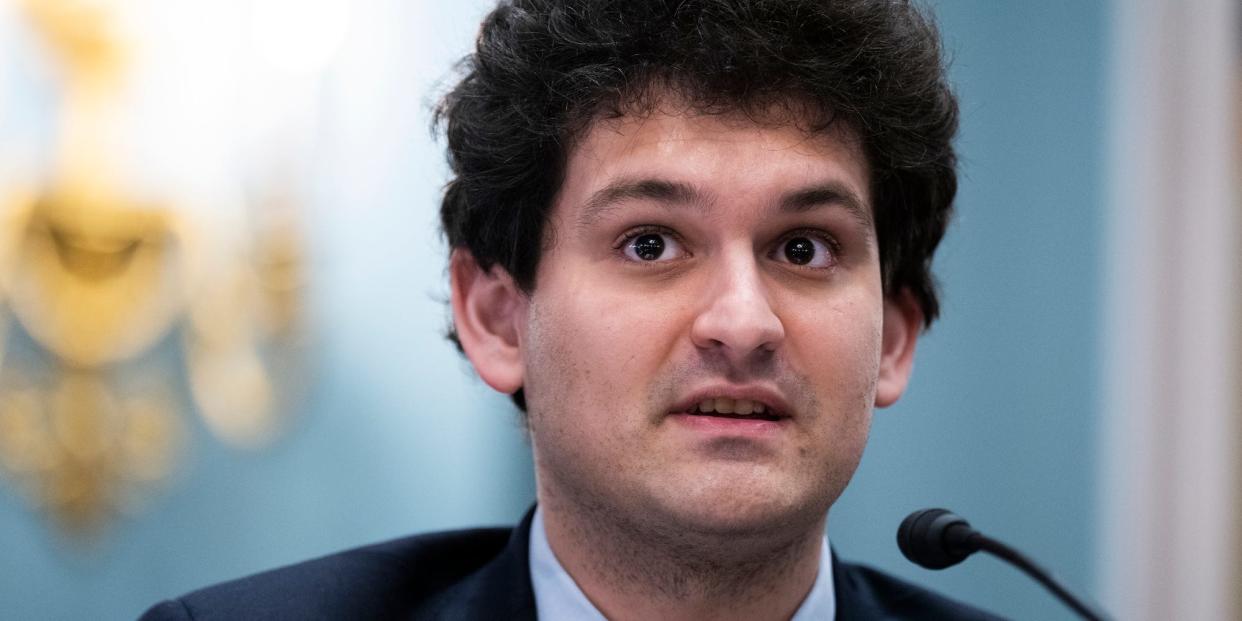 FTX Cryptocurrency exchange CEO Gabe Bankman-Fried at a hearing on Capitol Hill on May 12, 2022.