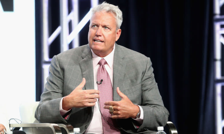 former nfl coach rex ryan on a panel