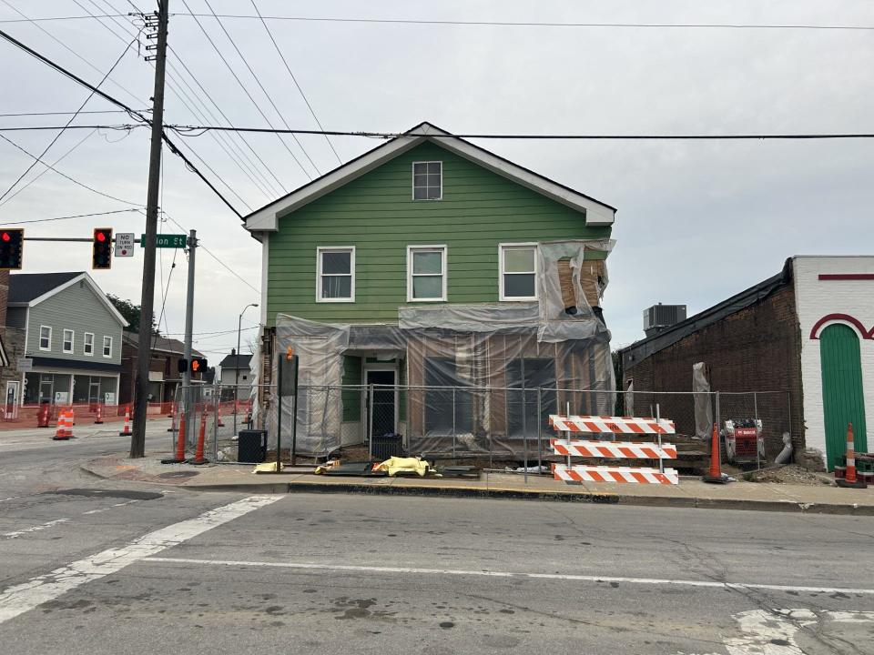 Known as "The Green Building," Westfield's oldest building has sat at at 102 South Union Street since around 1837, according to the Westfield Preservation Alliance. The historic building will be moved to a new location, near Westfield City Hall, due to reconstruction and widening of State Road 32 in the city's downtown.