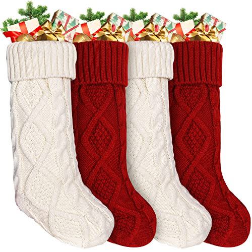 8) Knitted Christmas Stockings