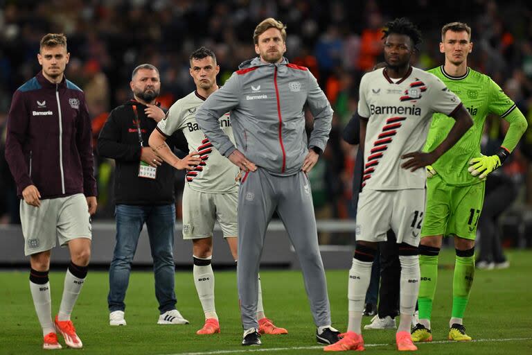 El lamento de los jugadores de Bayer Leverkusen que cayeron en la final de la Europa League