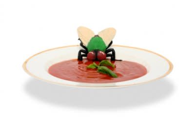 Enjoy this humorous stock photo of an over-sized fly in soup. The pictures to follow aren't nearly as charming. (ThinkStock Images)