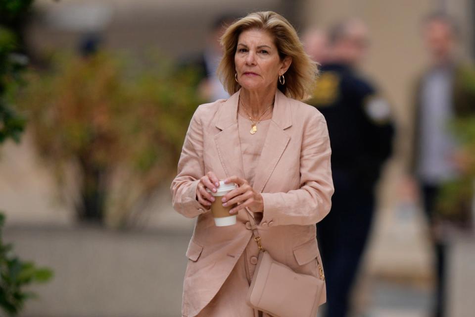 Bonny Jacobs was seen sitting next to her sister, the first lady, during the trial (Copyright 2024 The Associated Press. All rights reserved.)