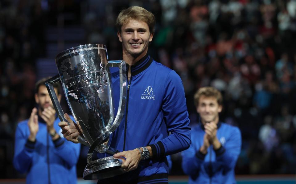 The fact Alexander Zverev was the face of the Laver Cup did not sit well with Carillo - GETTY IMAGES