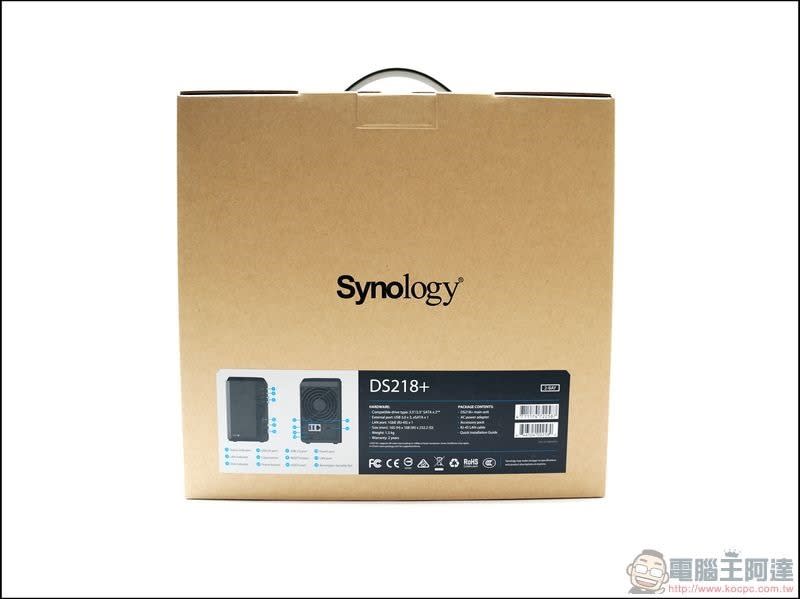 Synology DS218+ 開箱 與使用心得 超強多版本備份、4K 畫質影音串流