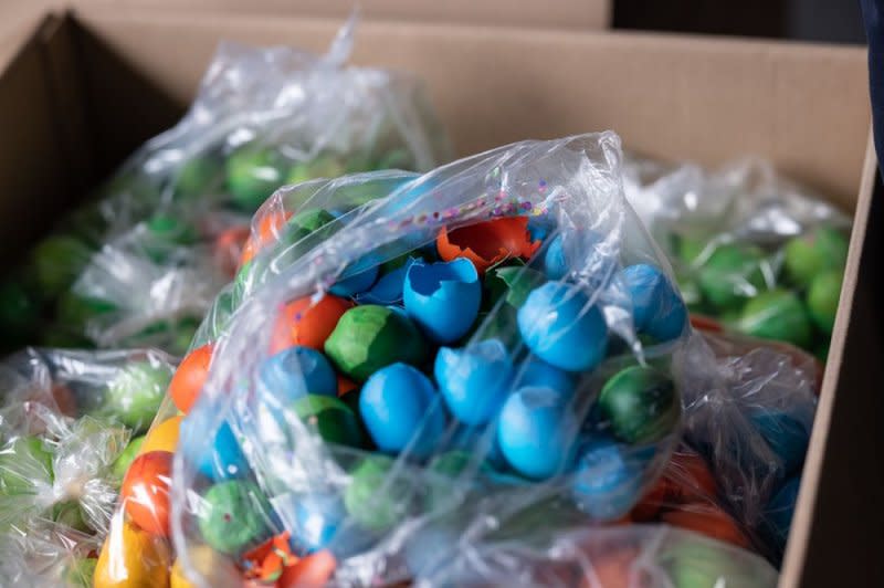 According to tradition, when a cascaron -- a hollowed-out egg shell filled with confetti or trinkets -- is broken over a person's head, it brings that person good luck. But Customs and Border Protection officials on Tuesday warned travelers about restrictions on the popular holiday items (pictured). Photo courtesy of Customs and Border Protection