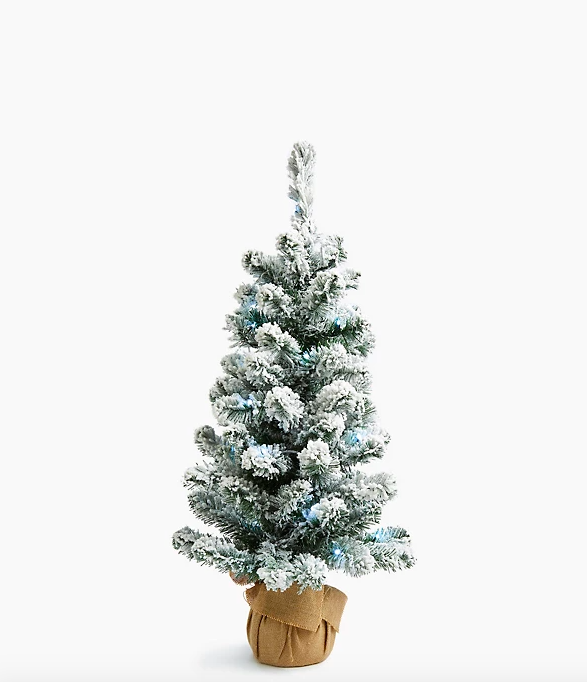 3ft Lit Snowy Christmas Tree. (Marks & Spencer)