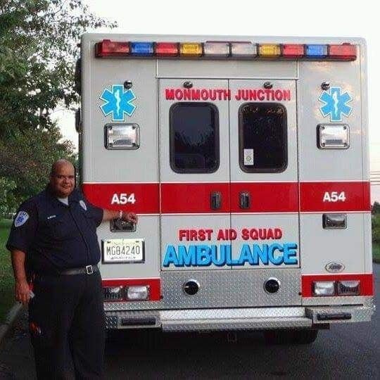 Manny Mulero served as a EMT with the Monmouth Junction First Aid Squad for 32 years