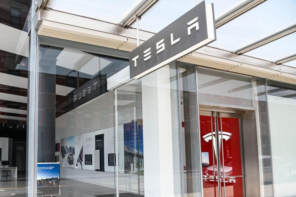 Visit Tesla's store in the Meatpacking District.