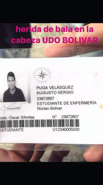Augusto Puga estudiaba medicina, pero se inscribió por la carrera de enfermería. (Foto: Redes sociales)