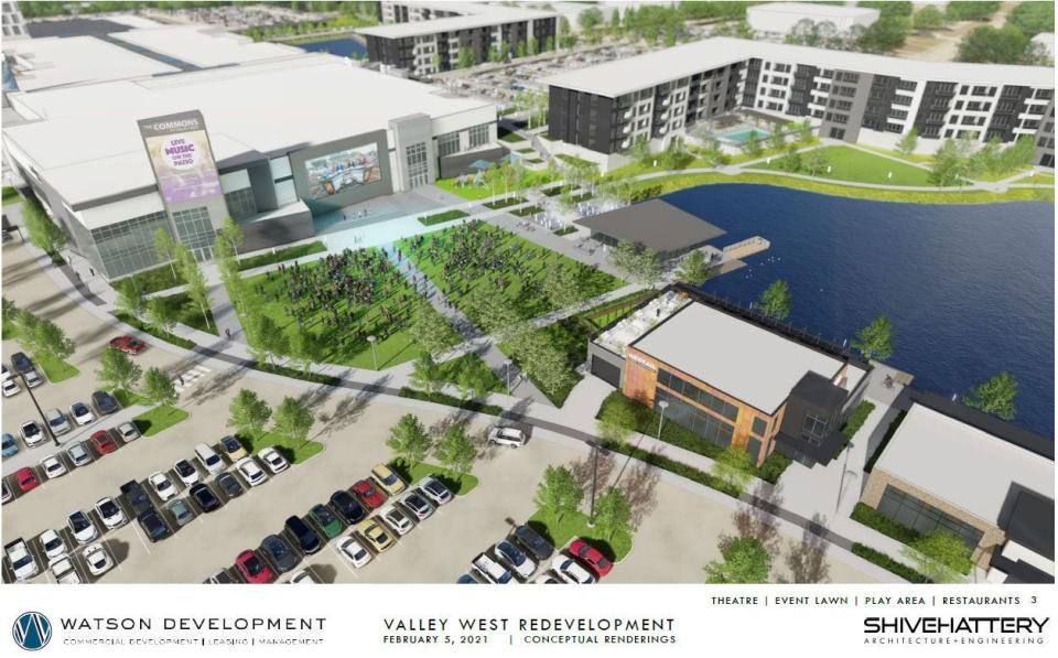 The City of West Des Moines released plans to renovate Valley West Mall in 2021 as it announced that the city submitted a preapplication for $30 million under the Iowa Reinvestment District Act, which was ultimately unsuccessful.