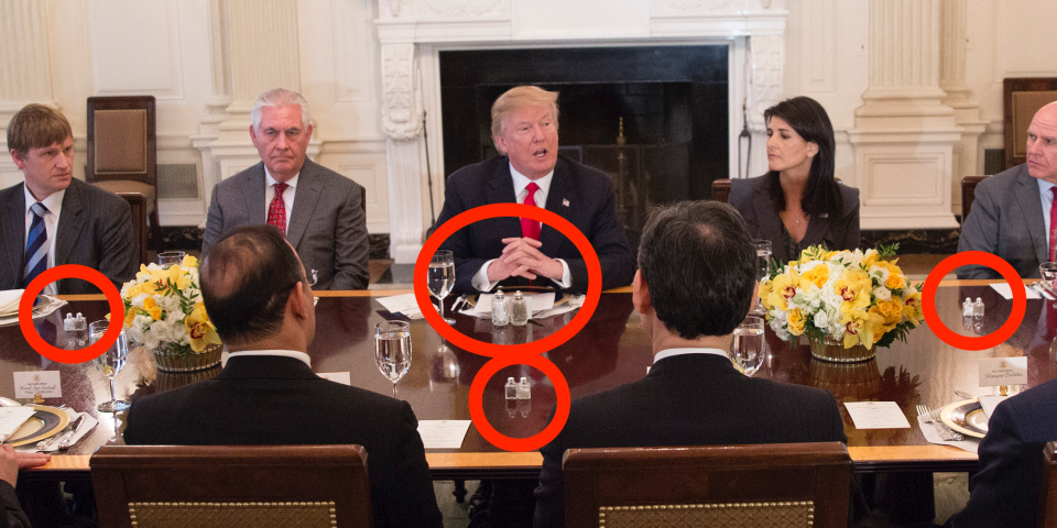 President Donald J. Trump speaks during a lunch with the United Nations Security Council on January 29, 2018 at The White House in Washington, DC.