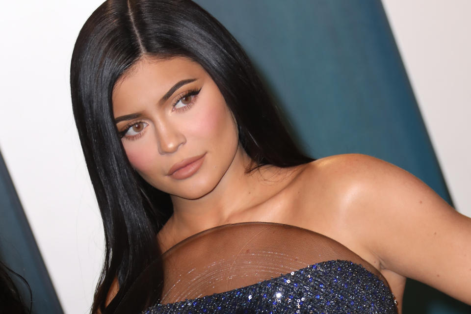 Kylie Jenner attends the 2020 Vanity Fair Oscar Party at Wallis Annenberg Center for the Performing Arts on February 09, 2020 in Beverly Hills, California. (Photo by Toni Anne Barson/WireImage)