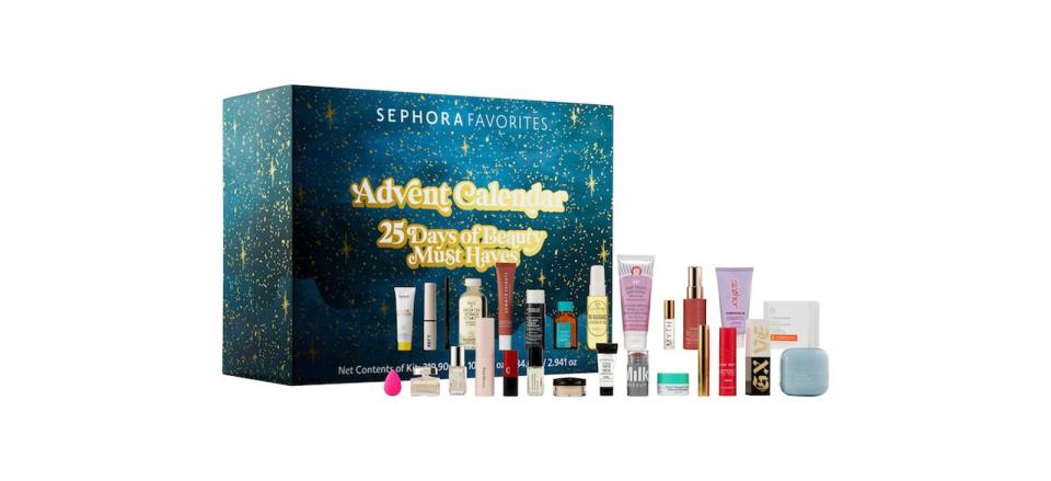 Sephora Favorites Beauty Must Haves Advent Calendar on white background