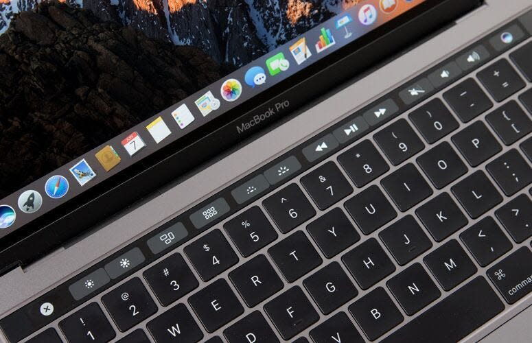 The newest MacBook Pro is known for its OLED touch bar.