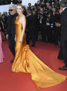 <p>Jury member Jessica Chastain arrives at the 70th Anniversary of the film festival on May 23, 2017. (Photo: Arthur Mola/Invision/AP) </p>