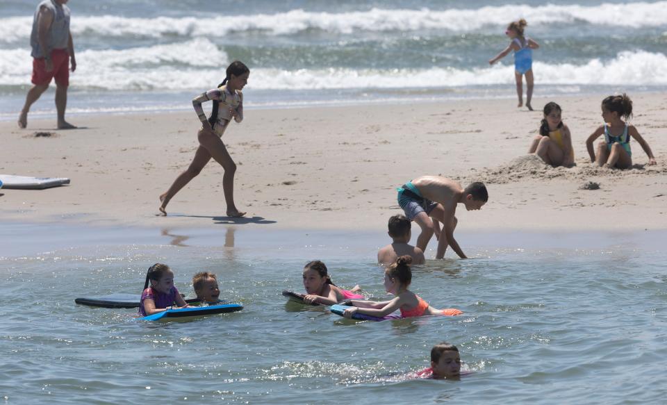 Seaside Park: Day at the Beach - Cool breezes make time on the beach delightful on July 12, 2022. 