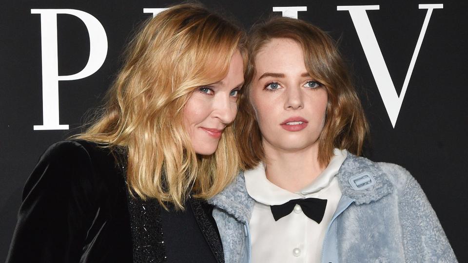 Maya Hawke and Uma Thurman