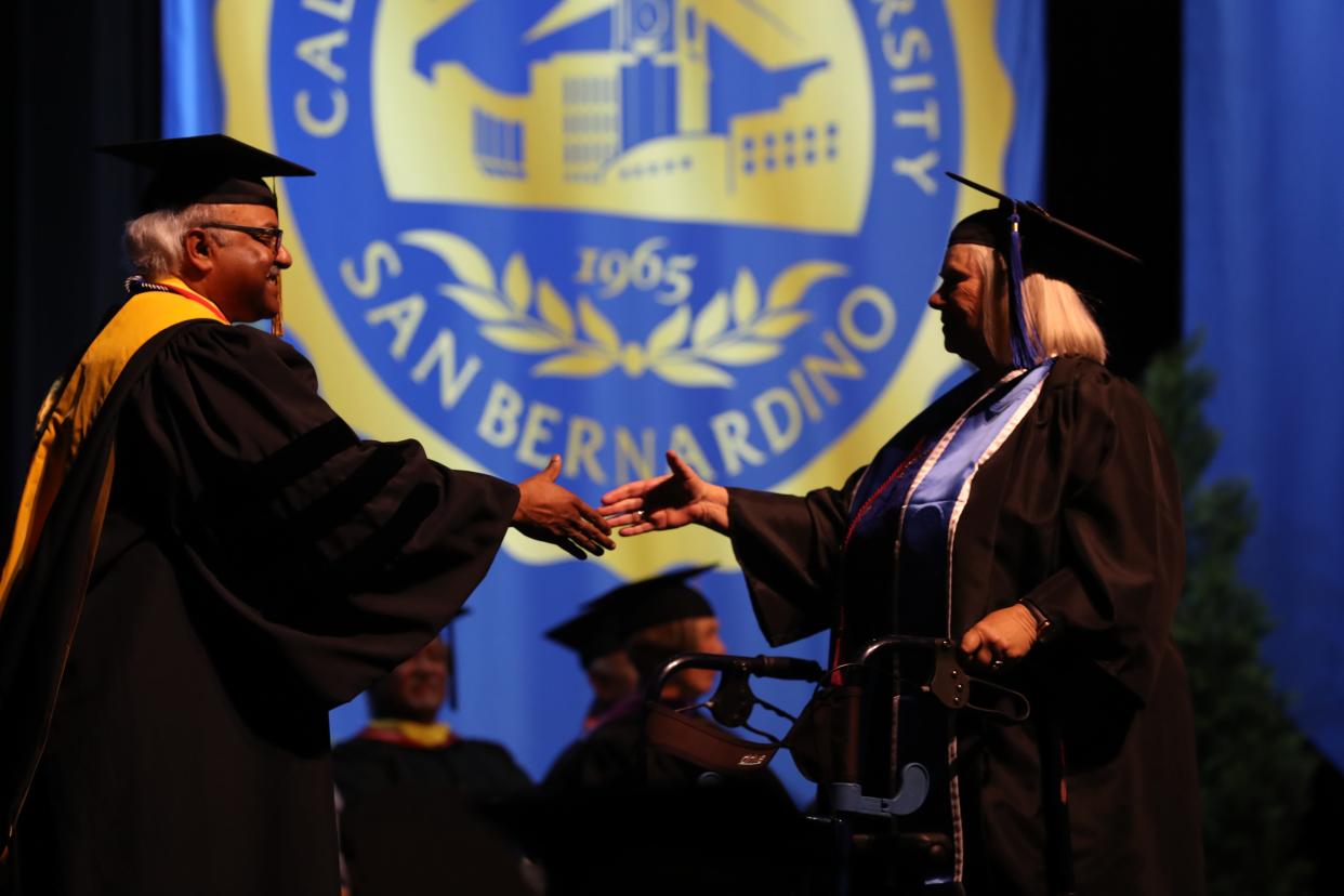 The CSUSB Palm Desert Campus commencement ceremony in June 2019.