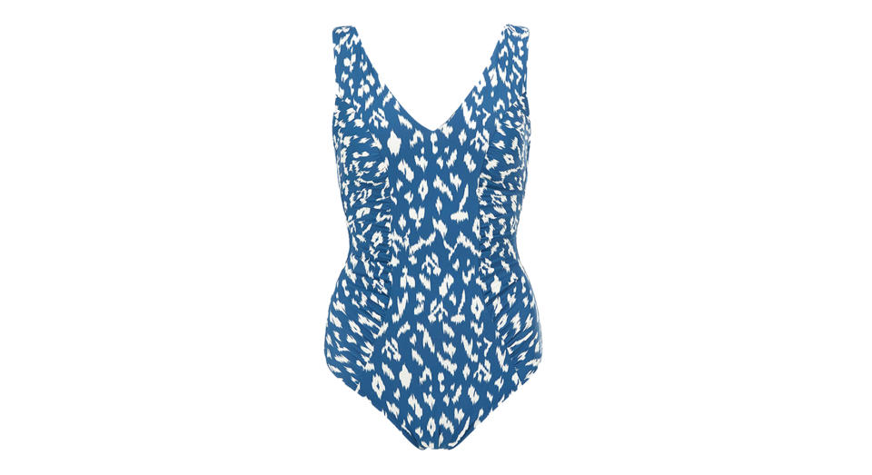 Tangier Ikat Side Ruched Medium Control Swimsuit 