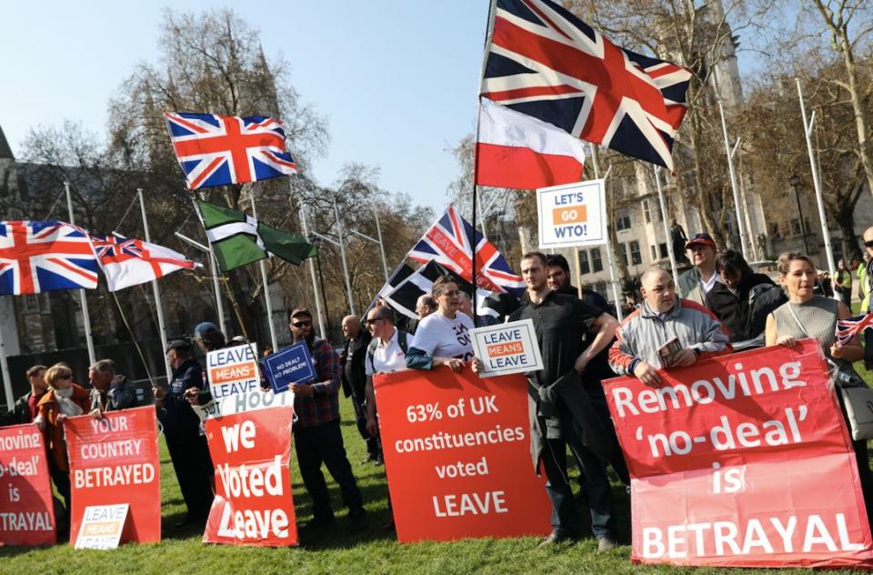 Brexit supporters are set to vote in their droves for the Brexit Party in the upcoming election (Getty) 