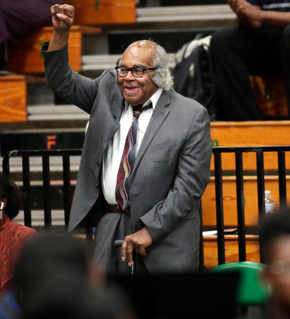 Notable civil rights attorney, John Due attends the Martin Luther King Jr. Convocation at FAMU on Thursday, Jan. 16, 2020. 