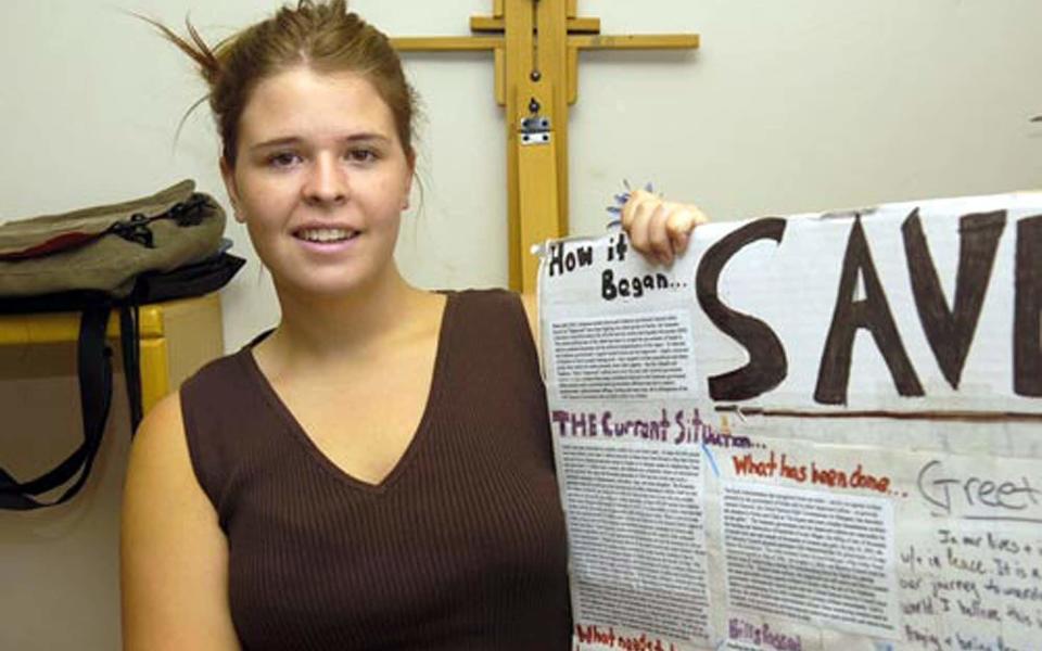 American aid worker Kayla Mueller was held by the Islamic State for 18 months and died in Syria in 2015 - Jo. L. Keener/AP Photo/The Daily Courier