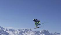 Alpine Skiing - FIS Alpine Skiing World Championships - Men's Alpine Combined Downhill - St. Moritz, Switzerland - 13/2/17 - Henrik Van Appen of Chile skis in the downhill part of the Alpine Combined. REUTERS/Stefano Rellandini