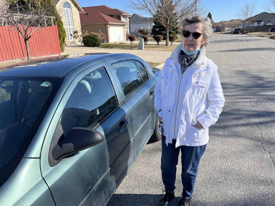 Roseanne Peters lives near Windsor's mall and said more and more vehicles are speeding through her neighbourhood to avoid traffic congestion due to the intersection that is being changed.