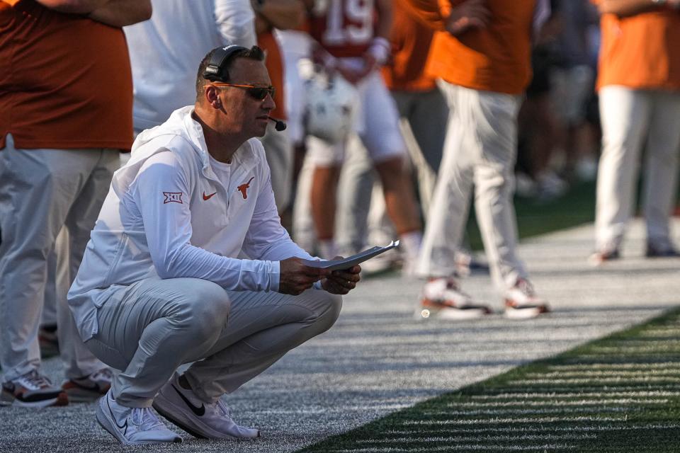 “We’re getting closer,” Texas coach Steve Sarkisian said of the deep passes. “It’s going to feel good when we do hit them."